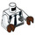 LEGO White Nick Fury Minifig Torso (76382)