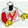 LEGO White Ninjago Torso with Robe (973 / 76382)