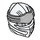 LEGO White Ninjago Wrap with Medium Stone Grey Headband (40925)