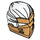 LEGO Wit Ninjago Wrap met Pearl Gold Armor (66953)
