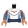 LEGO Vit Omega Minifigur Kropp (973 / 76382)