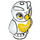 LEGO White Owl with Yellow and Gray (78969)