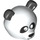 LEGO White Panda Bar Costume Head Cover  (15955 / 78930)