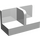 LEGO Wit Paneel 1 x 2 x 1 met Dun Central Divider en Afgeronde hoeken (18971 / 93095)