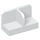 LEGO White Panel 1 x 2 x 1 with Thin Central Divider and Rounded Corners (18971 / 93095)