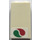 LEGO blanc Panneau 1 x 2 x 3 avec Octan logo Autocollant avec supports latéraux - tenons creux (74968)