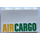LEGO White Panel 1 x 4 x 2 with &quot;AIRCARGO&quot; Sticker (14718)