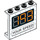 LEGO White Panel 1 x 4 x 3 with &#039;193 YOUR SPEED&#039; with Side Supports, Hollow Studs (33641 / 60581)
