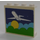 LEGO White Panel 1 x 4 x 3 with Airplane, Sun Sticker without Side Supports, Solid Studs (4215)