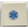 LEGO White Panel 1 x 4 x 3 with EMT Star of Life Sticker with Side Supports, Hollow Studs (60581)