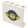 LEGO blanc Panneau 1 x 4 x 3 avec Shipping logo Autocollant sans supports latéraux, tenons pleins (4215)