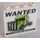 LEGO White Panel 1 x 4 x 3 with &#039;WANTED&#039;, &#039;$ 1.000.000 Reward&#039; and Truck Sticker with Side Supports, Hollow Studs (60581)