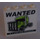 LEGO Vit Panel 1 x 4 x 3 med &#039;WANTED&#039;, &#039;$ 1.000.000 Reward&#039; och Truck Klistermärke med sidostöd, ihåliga knoppar (60581)