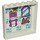 LEGO Weiß Panel 1 x 6 x 5 mit paper towel, mirror, toilet roll, und shelf inside Aufkleber (59349)