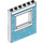 LEGO blanc Panneau 1 x 6 x 6 avec Fenêtre Coupé avec Bleu mur (15627 / 50137)