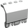 LEGO Weiß Panel 2 x 4 x 2 mit Hinges (44572)