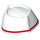 LEGO White Paper Hat with Red line (32786 / 98381)