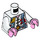 LEGO Wit Pigsy Utility Vest Torso met Star Buckle (973 / 76382)