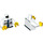 LEGO White Pilot Minifig Torso (973 / 76382)