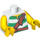 LEGO Weiß  Pirates Torso (76382 / 88585)