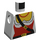 LEGO White  Pirates Torso without Arms (973)