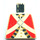 LEGO Weiß  Pirates Torso ohne Arme (973)