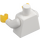 LEGO Blanco Plano Torso con Blanco Brazos y Amarillo Manos (76382 / 88585)