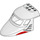 LEGO blanc Avion De Affronter 6 x 10 x 4 avec rouge et grise logo (68337 / 87613)