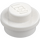 LEGO Wit Plaat 1 x 1 Rond (6141 / 30057)