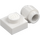 LEGO White Plate 1 x 1 with Clip (Thick Ring) (4081 / 41632)