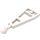 LEGO blanc assiette 1 x 2 Triangle avec Rotule (2508)