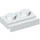 LEGO White Plate 1 x 2 with Door Rail (32028)