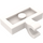 LEGO White Plate 1 x 2 with Horizontal Clip (11476 / 65458)