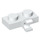 LEGO White Plate 1 x 2 with Horizontal Clip (11476 / 65458)