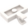 LEGO Weiß Platte 1 x 2 mit Horizontaler Clip (11476 / 65458)