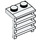 LEGO Wit Plaat 1 x 2 met Ladder (4175 / 31593)