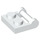 LEGO White Plate 1 x 2 with Side Bar Handle (48336)