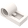 LEGO White Plate 1 x 2 with Underside Hole (18677 / 28809)