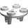 LEGO White Plate 2 x 2 Round with Wheel Holder (2655 / 26716)