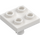 LEGO White Plate 2 x 2 with Bottom Pin (No Holes) (2476 / 48241)