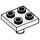 LEGO Weiß Platte 2 x 2 mit Unterseite Stift (Keine Löcher) (2476 / 48241)