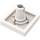 LEGO White Plate 2 x 2 with Bottom Pin (Small Holes in Plate) (2476)