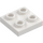 LEGO White Plate 2 x 2 with Hole with Underneath Cross Support (10247)