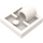 LEGO blanc assiette 2 x 2 avec Trou sans support transversal (2444)