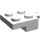 LEGO Weiß Platte 2 x 2 mit Rad Halter (4488 / 10313)