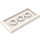 LEGO blanc assiette 2 x 4 avec 2 Goujons (65509)