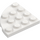 LEGO White Plate 4 x 4 Round Corner (30565)