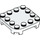 LEGO Weiß Platte 4 x 4 x 0.7 mit Abgerundete Ecken und Empty Middle (66792)