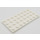 LEGO Vit Platta 4 x 8 med Waffle Underside