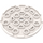 LEGO Weiß Platte 6 x 6 Runden mit Stift Loch (11213)